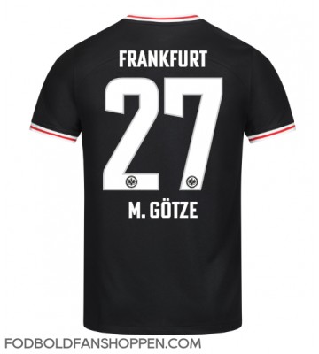 Eintracht Frankfurt Mario Gotze #27 Udebanetrøje 2023-24 Kortærmet